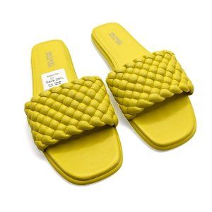 Michael Kors Amelia Slide Sandal (Women's) - Limelight - 6 M